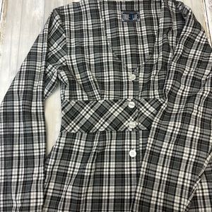 true blue long sleeve top